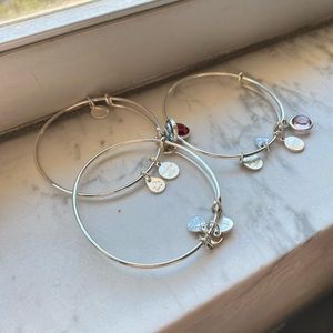 3 Alex and Ani bracelets